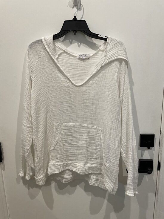 Michael Stars Tops - Michael Stars Lightweight Gauze Hoodie Top - Size Medium - Beach Cover Up
